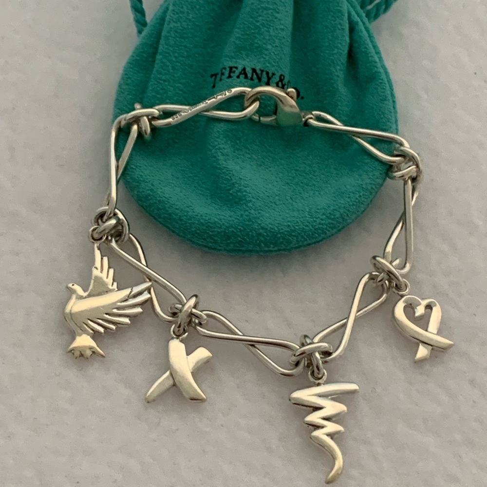 Tiffany Paloma Picasso Charm Bracelet 925